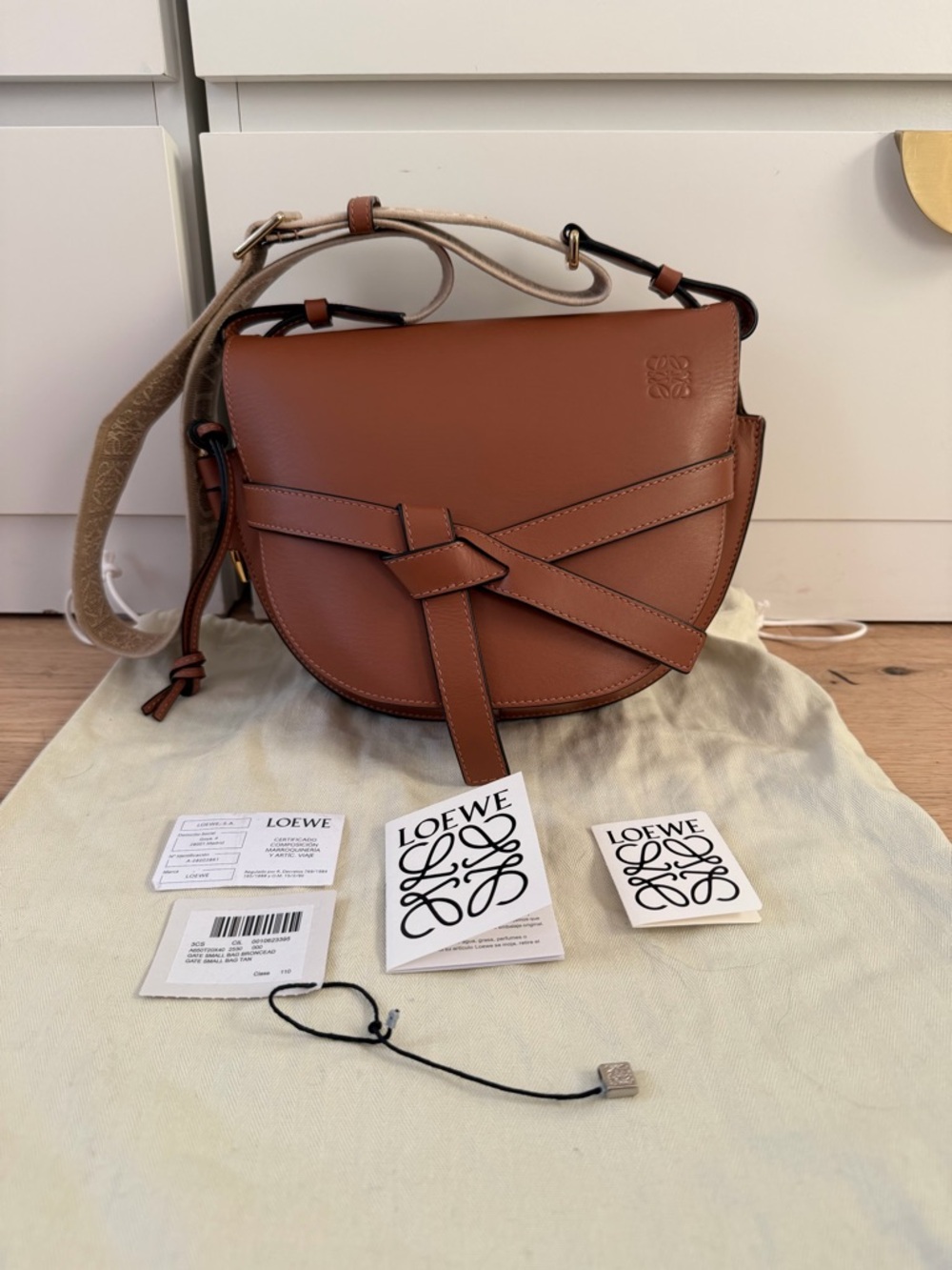 Loewe Small Gate Dual Leather Bag